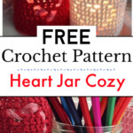 14 Crochet Mason Jar Cozy Free Pattern Crochet With Patterns