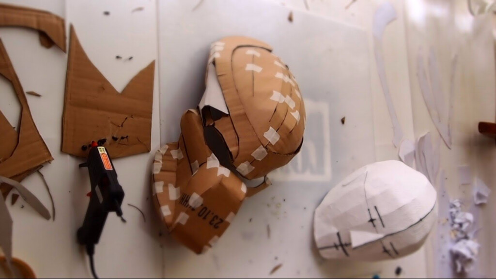  80 Predator Bio Mask DIY Part 1 Cardboard free Template YouTube