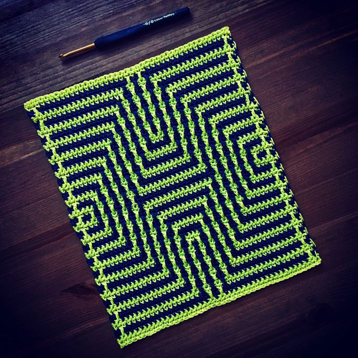 A Short Introduction Mosaic Crochet In 2020 Crochet Tapestry