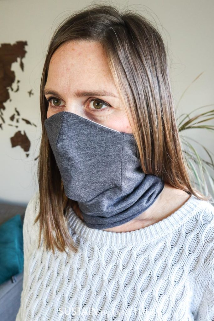 Alternative Face Mask DIY Mask Scarf free Sewing Pattern Sustain 