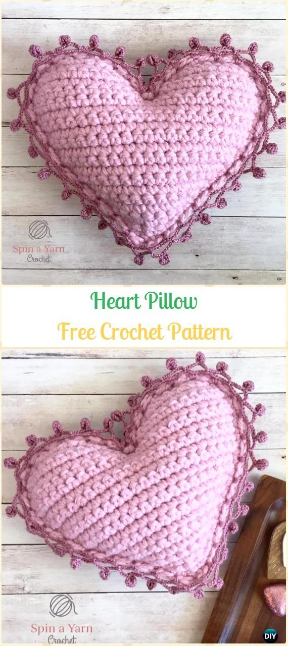 Amigurumi Crochet 3D Heart Free Patterns Perfect Valentine Gift Ideas