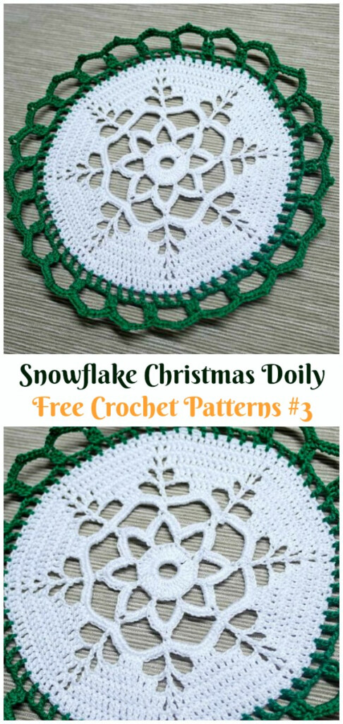 Christmas Doily Crochet Free Patterns