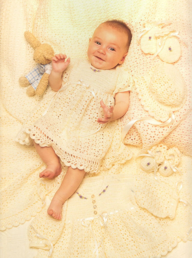 Complete Lace Crochet Baby Layette Pattern Crochet Kingdom