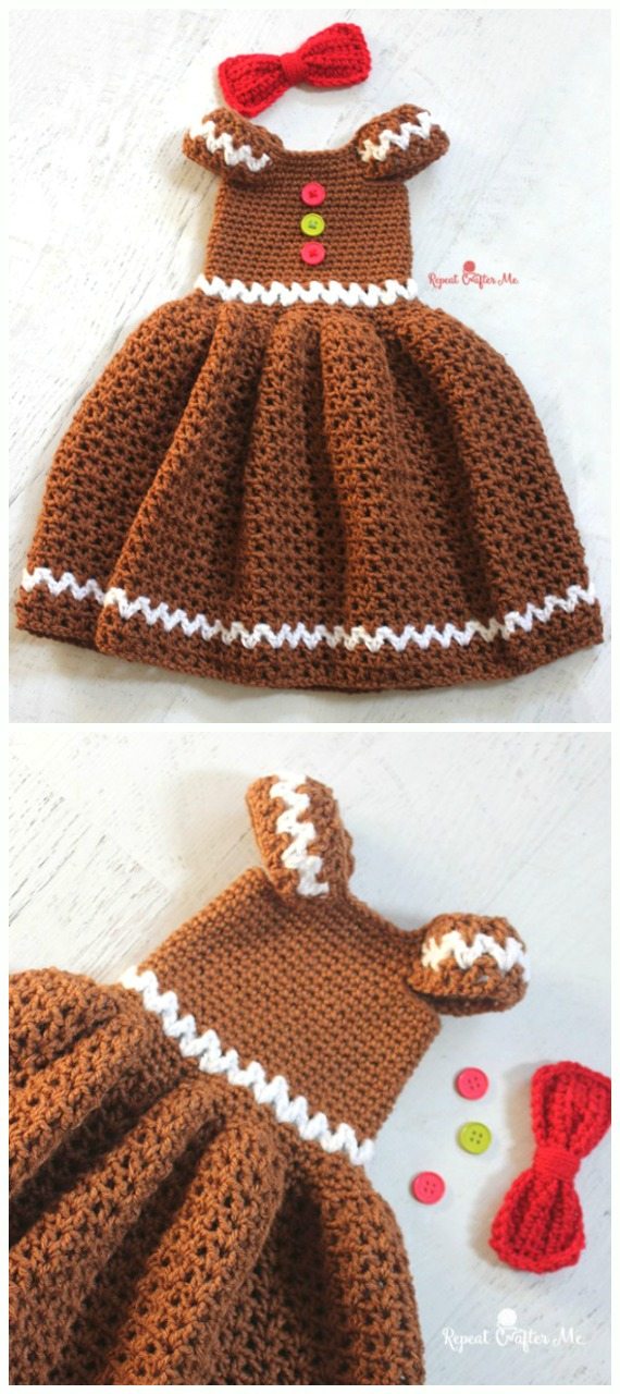 Crochet Girls Dress Free Patterns Instructions