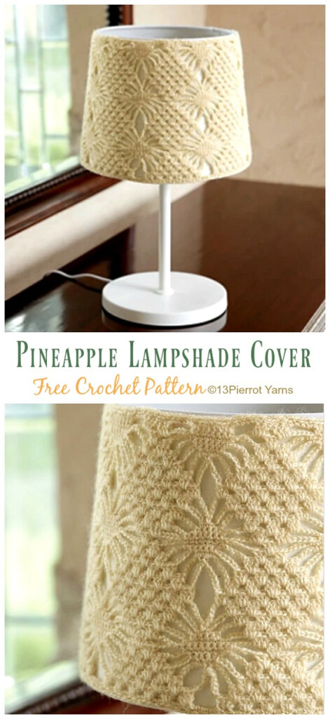 Crochet Lamp Shade Free Pattern Instructions