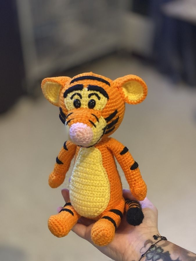 CROCHET PATTERN AMIGURUMI TIGGER WINNIE THE POOH