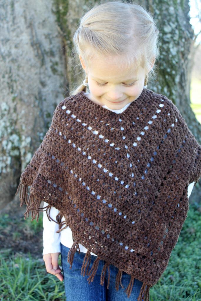 Crochet Pattern Boho Poncho Little Monkey s Designs