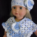 Doll Patterns New Pdf Crochet Pattern For Hat And Poncho For 18 Inch