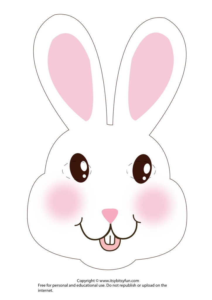 Easter Masks Bunny Rabbit And Chick Template Itsybitsyfun