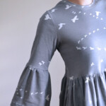 Easy DIY Flared Sleeves Top Free Printable Pattern On The Cutting
