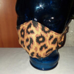 Face Mask 1 Adult Animal Print Fabric Reusable Double Layered