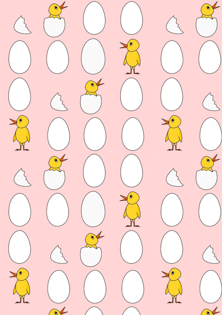 Free Digital Easter Scrapbooking Paper Ausdruckbares Geschenkpapier 