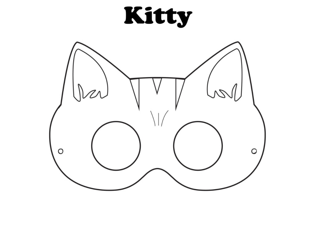 Halloween Masks Coloring Pages To Download And Print For Free