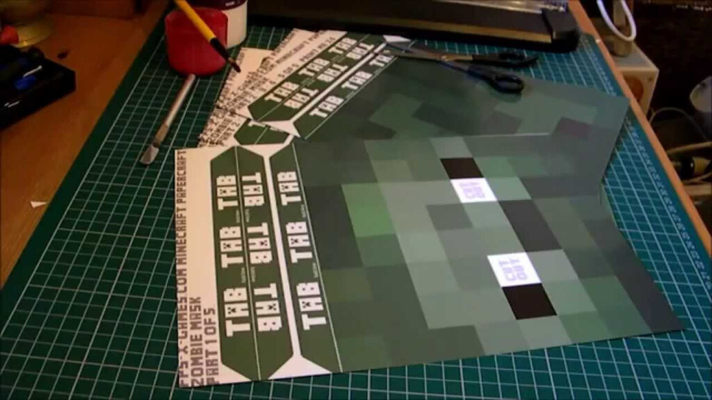 How To Make A Minecraft Mask YouTube