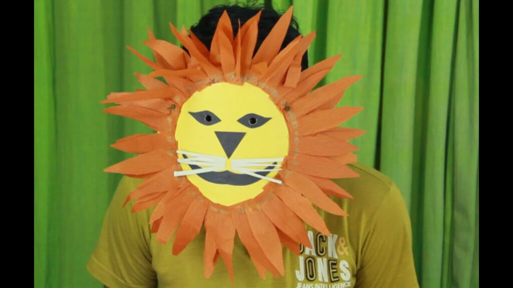 How To Make Lion Mask YouTube