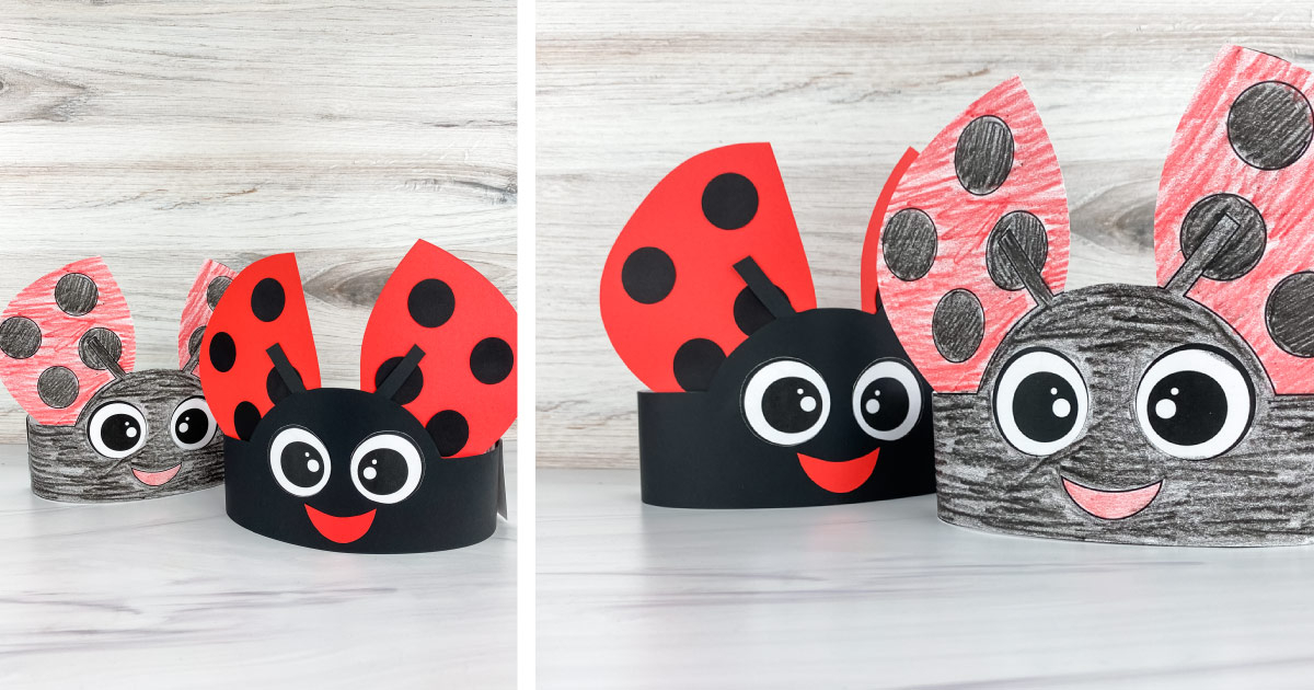 Ladybug Headband Craft For Kids Free Template