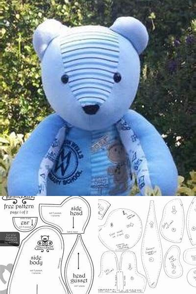 Memory Bear Patterns Free Pdf Memory Bear Sewing Pattern Free 