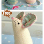 Mouse Pincushion Free Sewing Pattern Felt Toys Patterns Animal