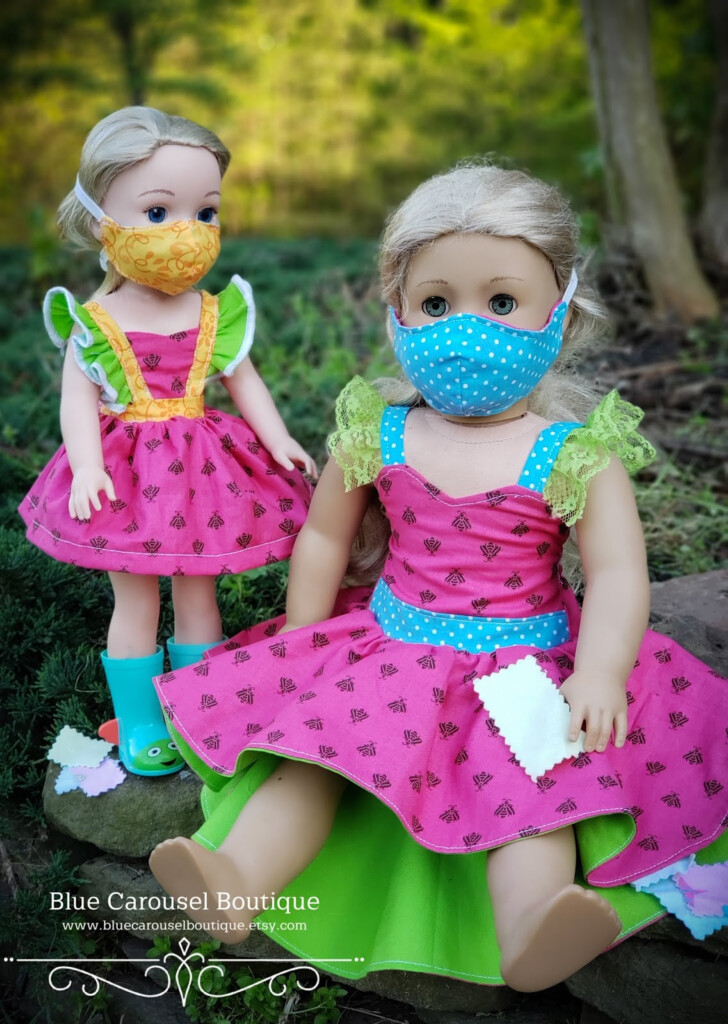 My DIY Addiction DOLL Fitted Face Mask With Filter Pocket Tutorial