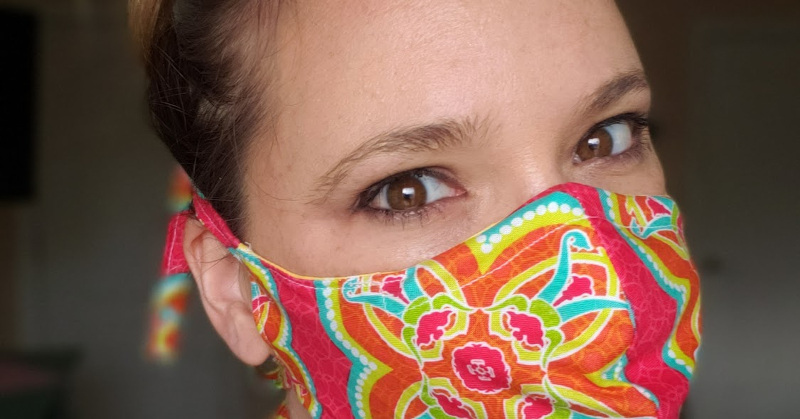 My DIY Addiction FREE Fitted Face Mask Pattern With Filter Pocket For
