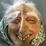 Old Lady Mask fashion clothing shoes accessories