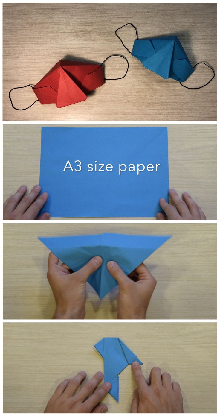 Origami Face Mask Tutorial No Sew Paper DIY Origami Techniques