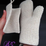 Oven Mitt And Potholder Set Craftsy Crochet Dishcloths Crochet Hot
