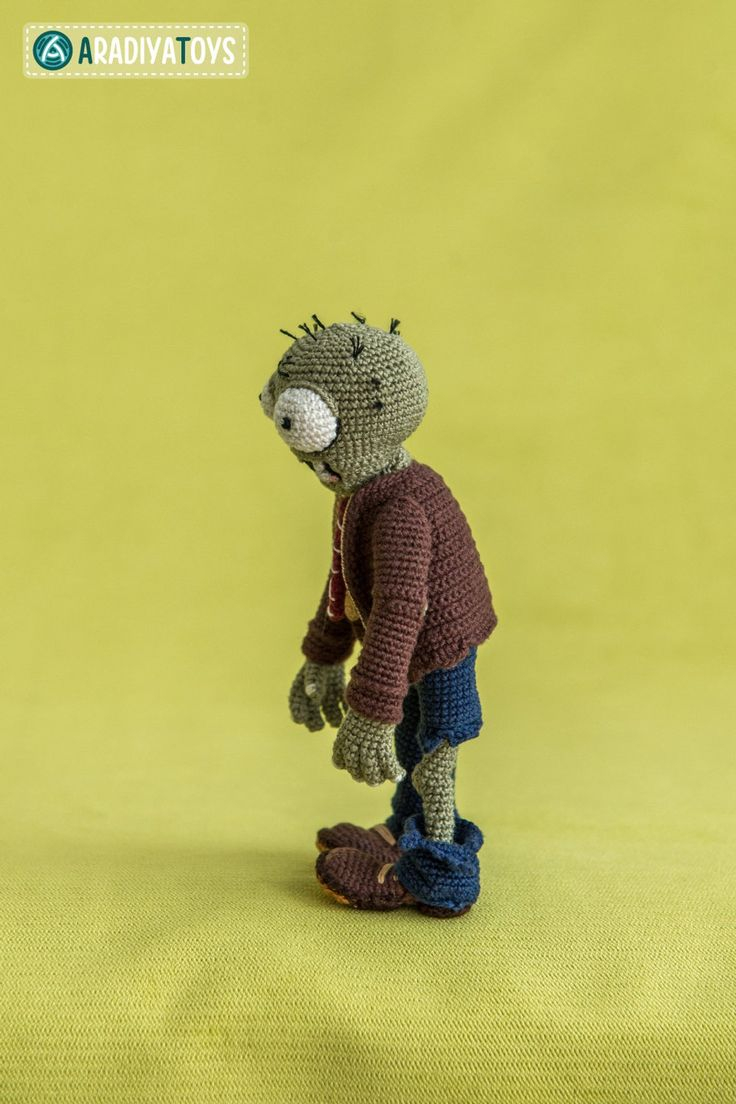 Patr n De Crochet De Zombi De Plantas Contra Zombis Etsy Plant