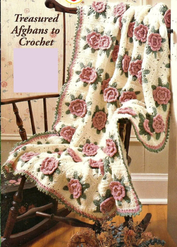 PDF Download Victorian Roses Crochet Afghan Vintage Pattern Etsy In