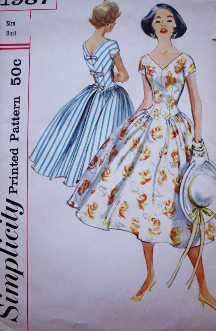 Pin On 1950s Vintage Sewing Patterns