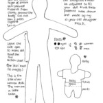 Rag Doll Pattern Template Doll Patterns Free Rag Doll Doll Sewing