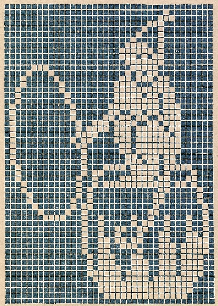 Sentimental Baby Children s Motifs For Cross Stitch Or Filet Crochet