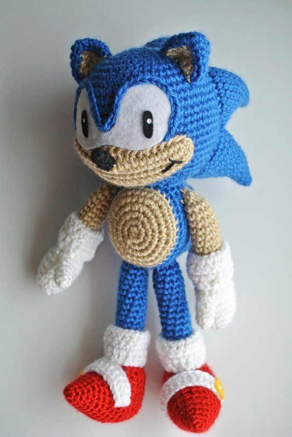 Sonic Amigurumi Crochet PDF Pattern Instant Download Etsy Boneco Do 