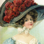 Victorian Hat Lady Image The Graphics Fairy